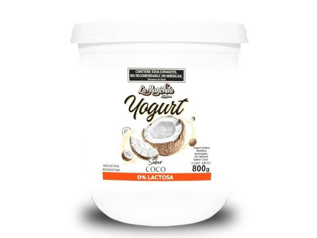 YOGUR - COCO S/A S/ L 830 GR - LA MANCHITA