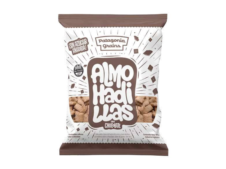 ALMOHADILLAS CHOCOLATE SIN AZUCAR 100 GR- PATAGOMIA GRAINS
