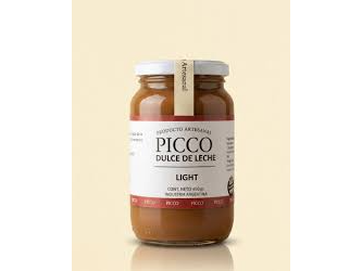DULCE DE LECHE LIGHT, SIN AZUCAR ARTESANAL 450 GR- PICCO