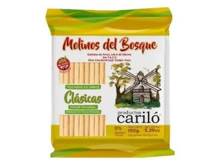 TOSTADA ARROZ CLASICA - MOLINO DEL BOSQUE