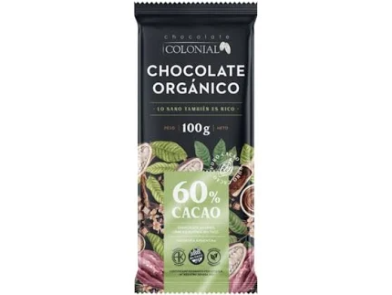 CHOCOLATE - ORGANICO 60% 100 GR COLONIAL