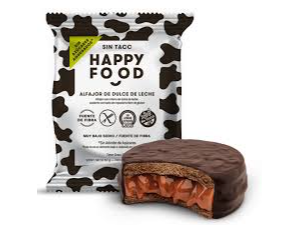 ALFAJOR - DULCE DE LECHE SIN AZUCAR - HAPPY FOOD