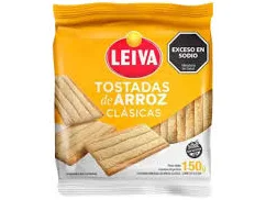 TOSTADAS ARROZ CLASICA - LEIVA