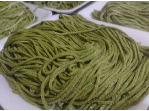 Tallarines de espinaca