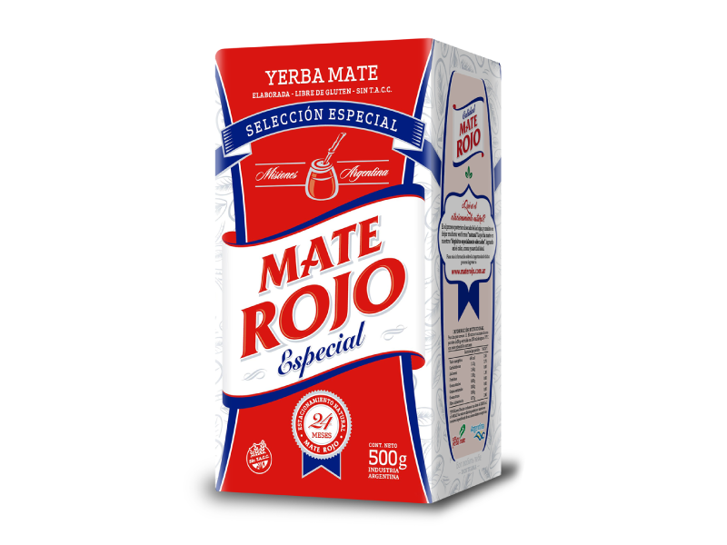 Pack cerrado Mate Rojo SE  1/2kg