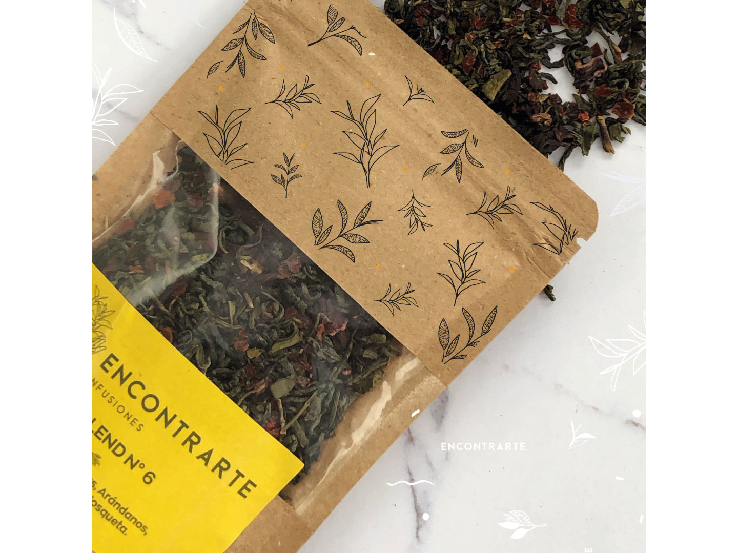 BLEND N° 6 Té verde, Arándanos, Hibiscus y Rosa Mosqueta.