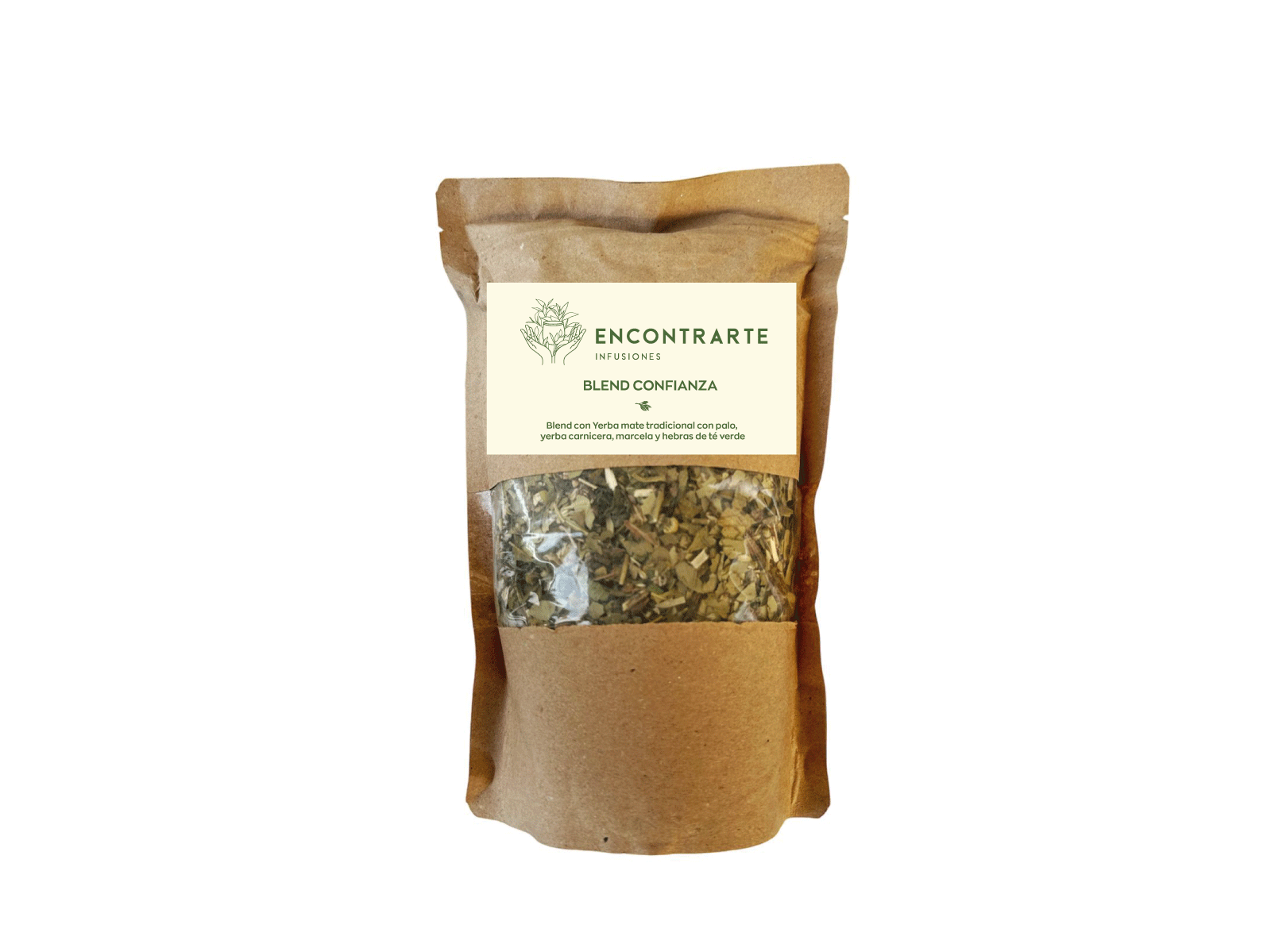 BLEND CONFIANZA Yerba mate , yerba carnicera, marcela y té verde