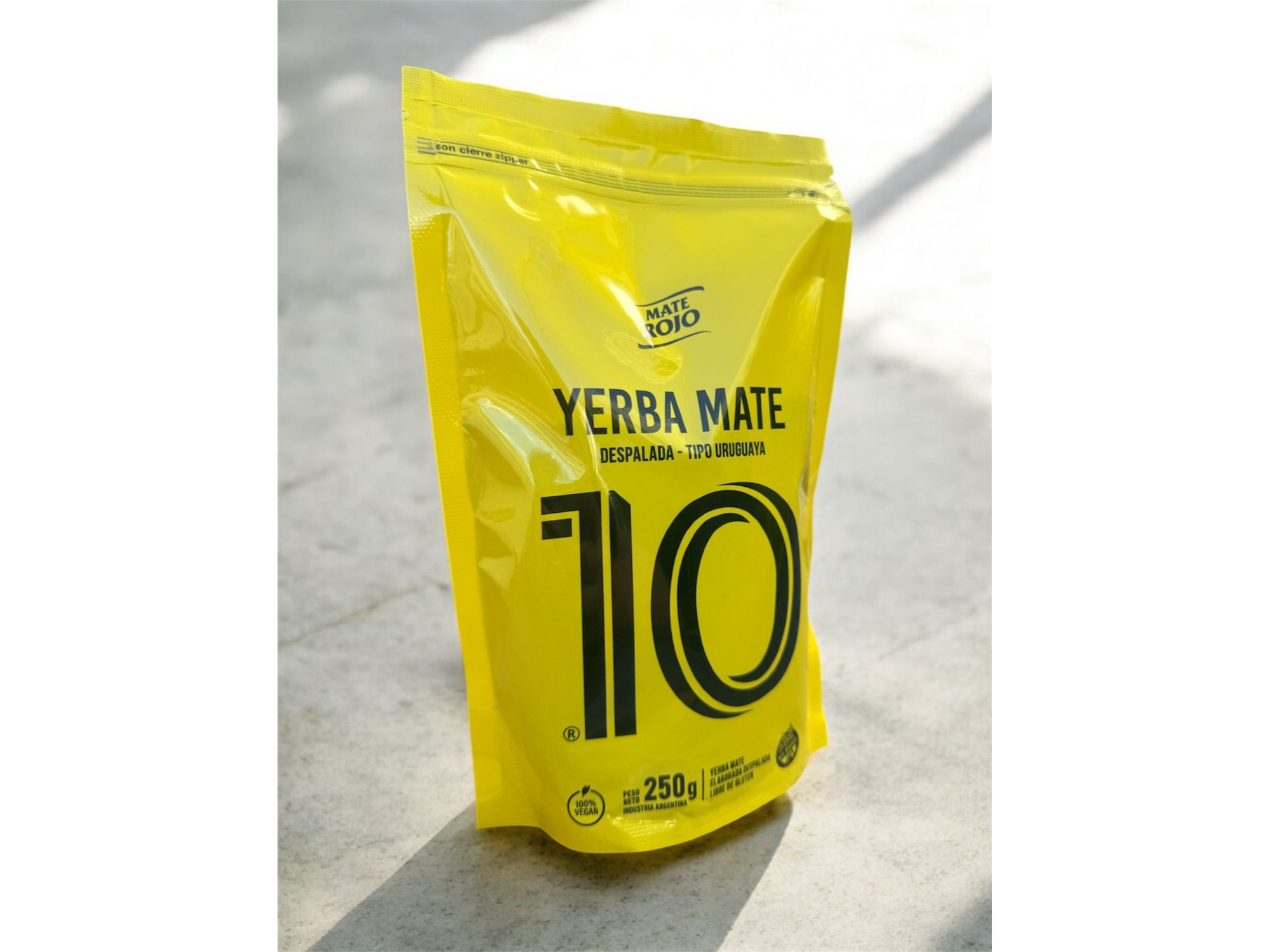 MATE ROJO "10" DESPALADA 250 gr