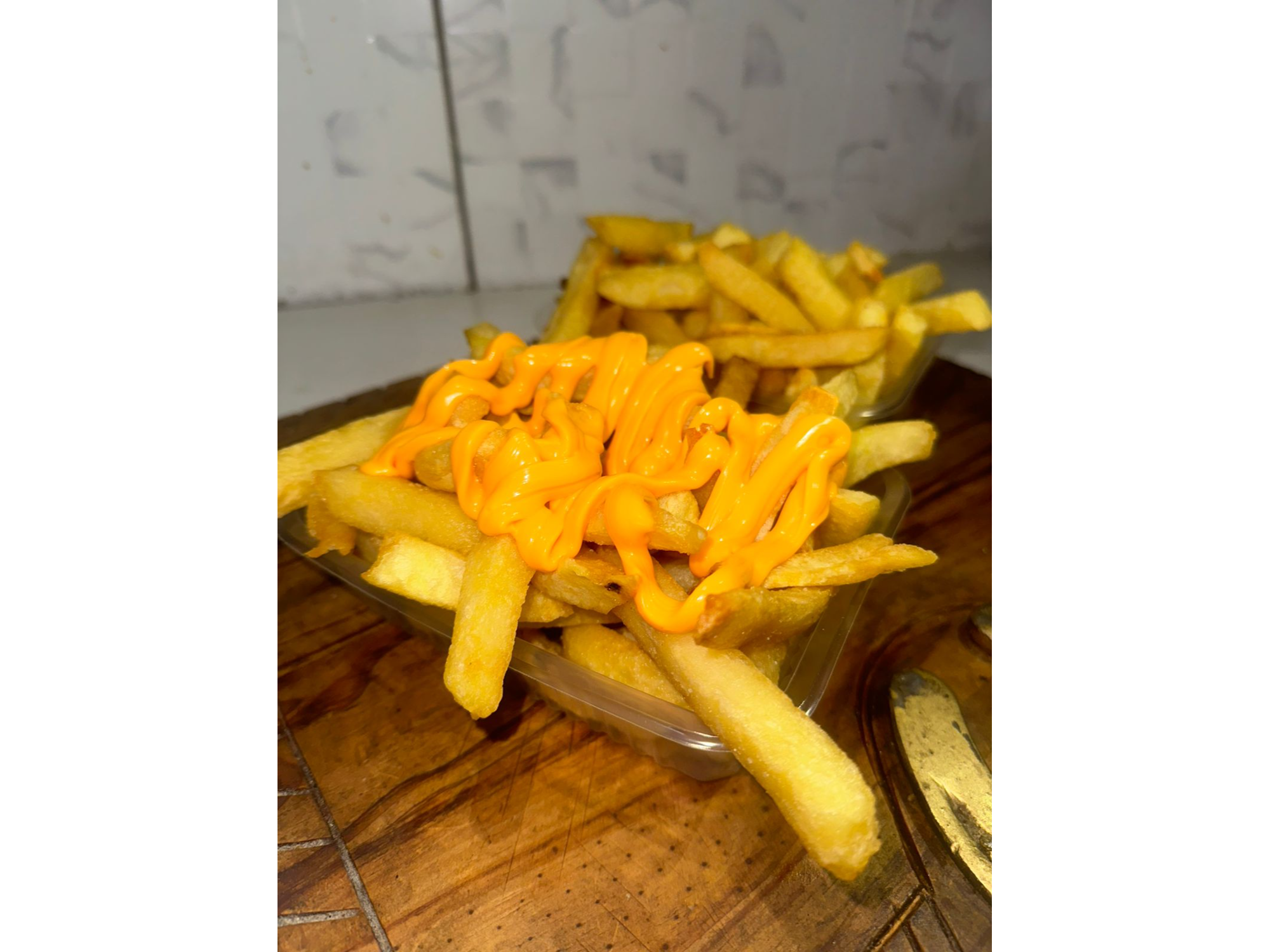 FRITA CHICA CON CHEDDAR
