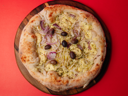 PIZZA FUGAZZA CON QUESO 8 PORCIONES