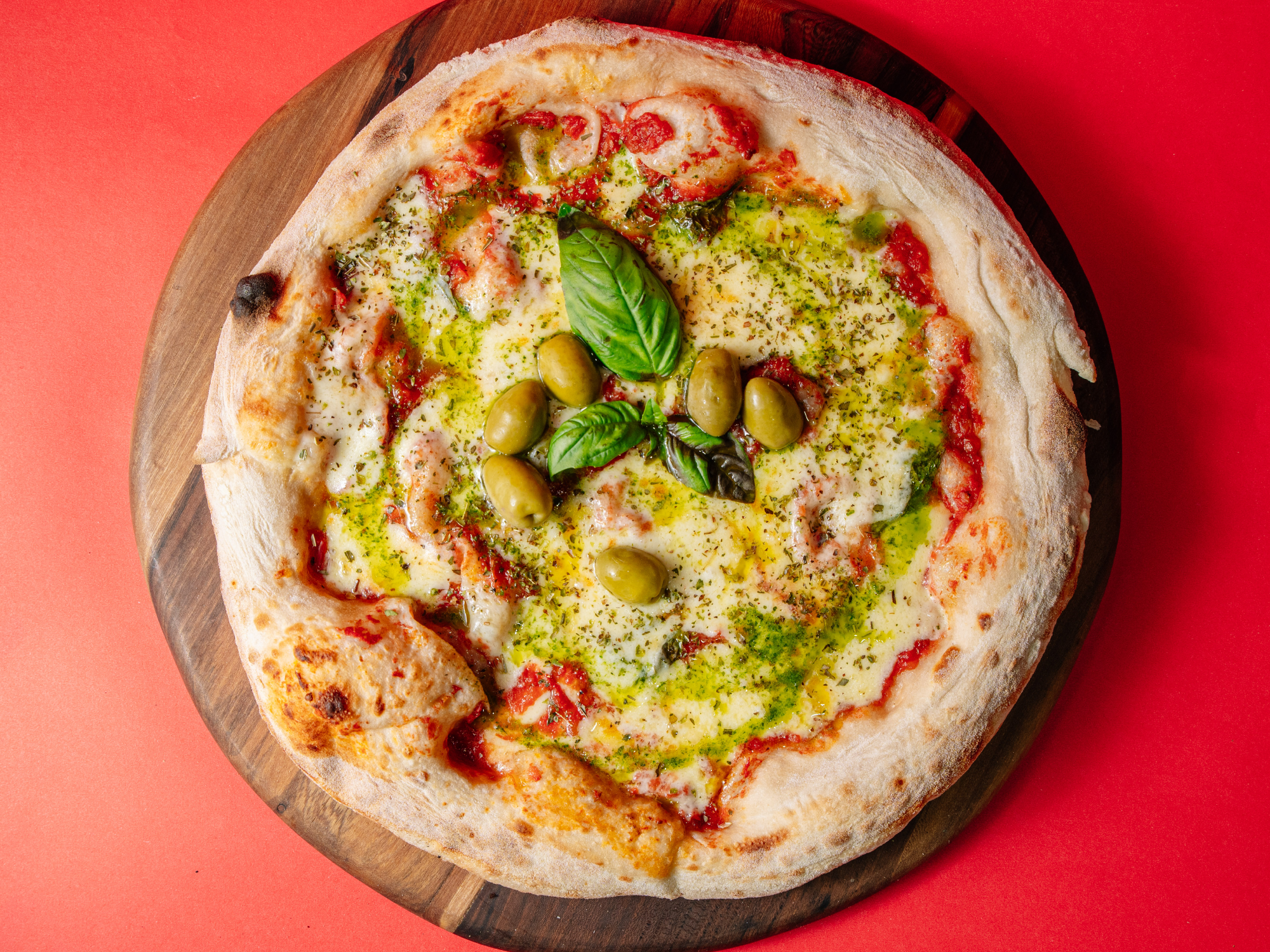 PIZZA MARGARITA 8 PORCIONES