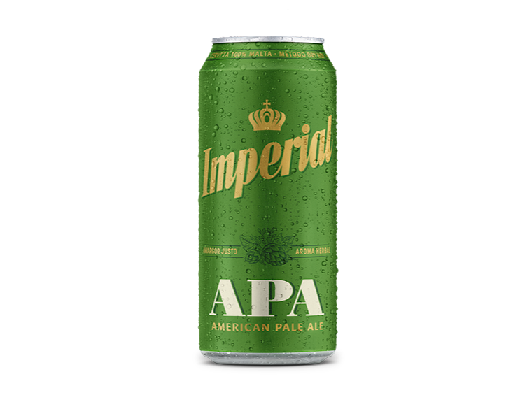 CERVEZA IMPERIAL APA LATA 473