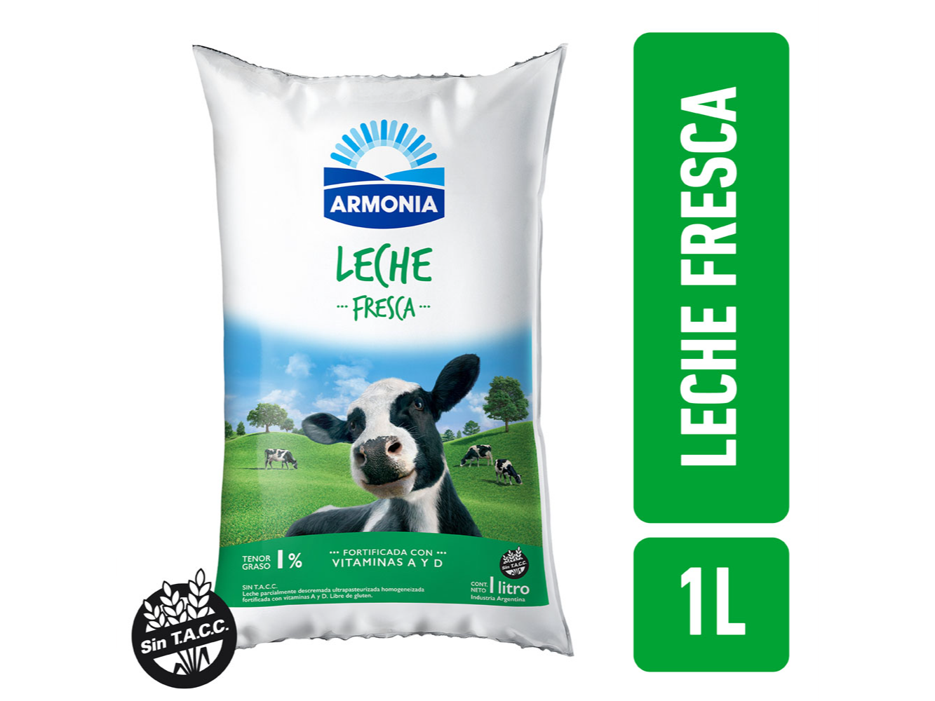 LECHE EN SACHET "ARMONIA" 1L LA SERENISIMA