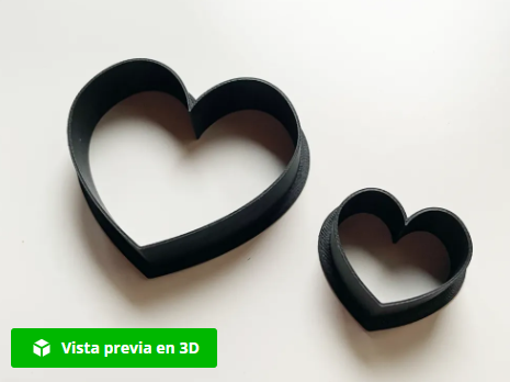 Cortador de galletas - corazones