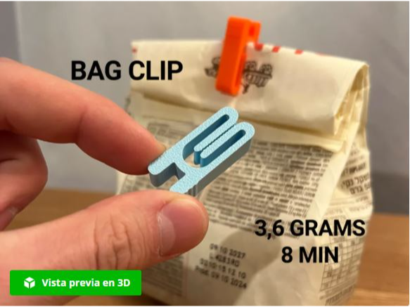 Mini Clip para Bolsas