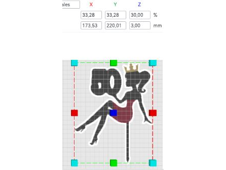 Adorno para pastel Mujer con corona cumpleaños 50