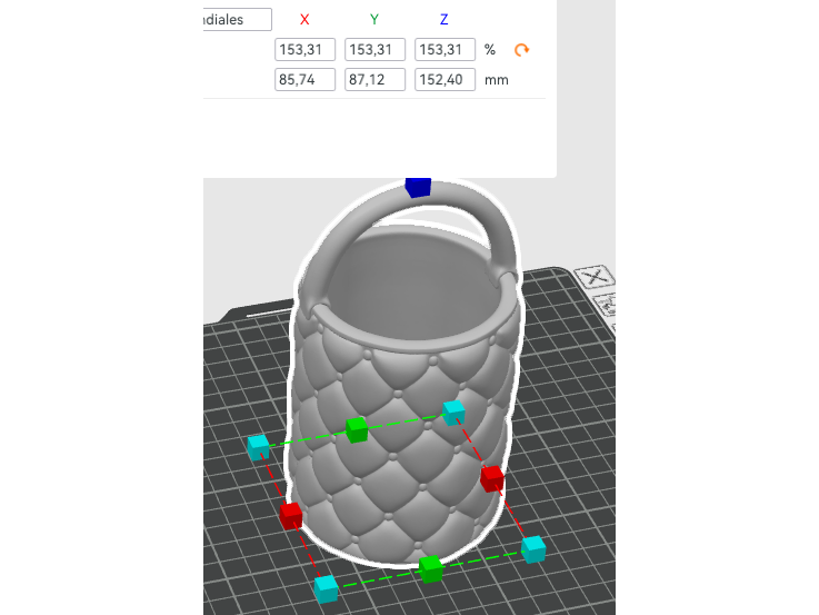 Organizador de escritorio acolchado estético y soporte para brochas TheHexArtist