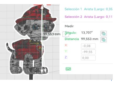 Decoración de pastel de Marshall Paw Patrol 10cm patrulla canina