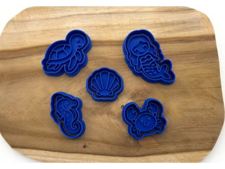 Cortadores de galletas marinas (tamaños variados)