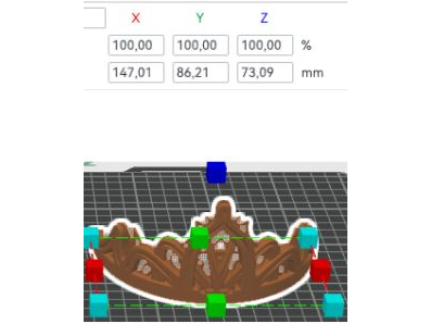 Corona de cumpleaños con mariposas