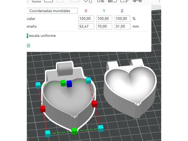 Cake pops corazón (medida personalizada)