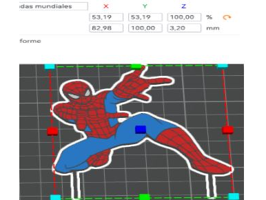 Spider-Man - adorno para pastel