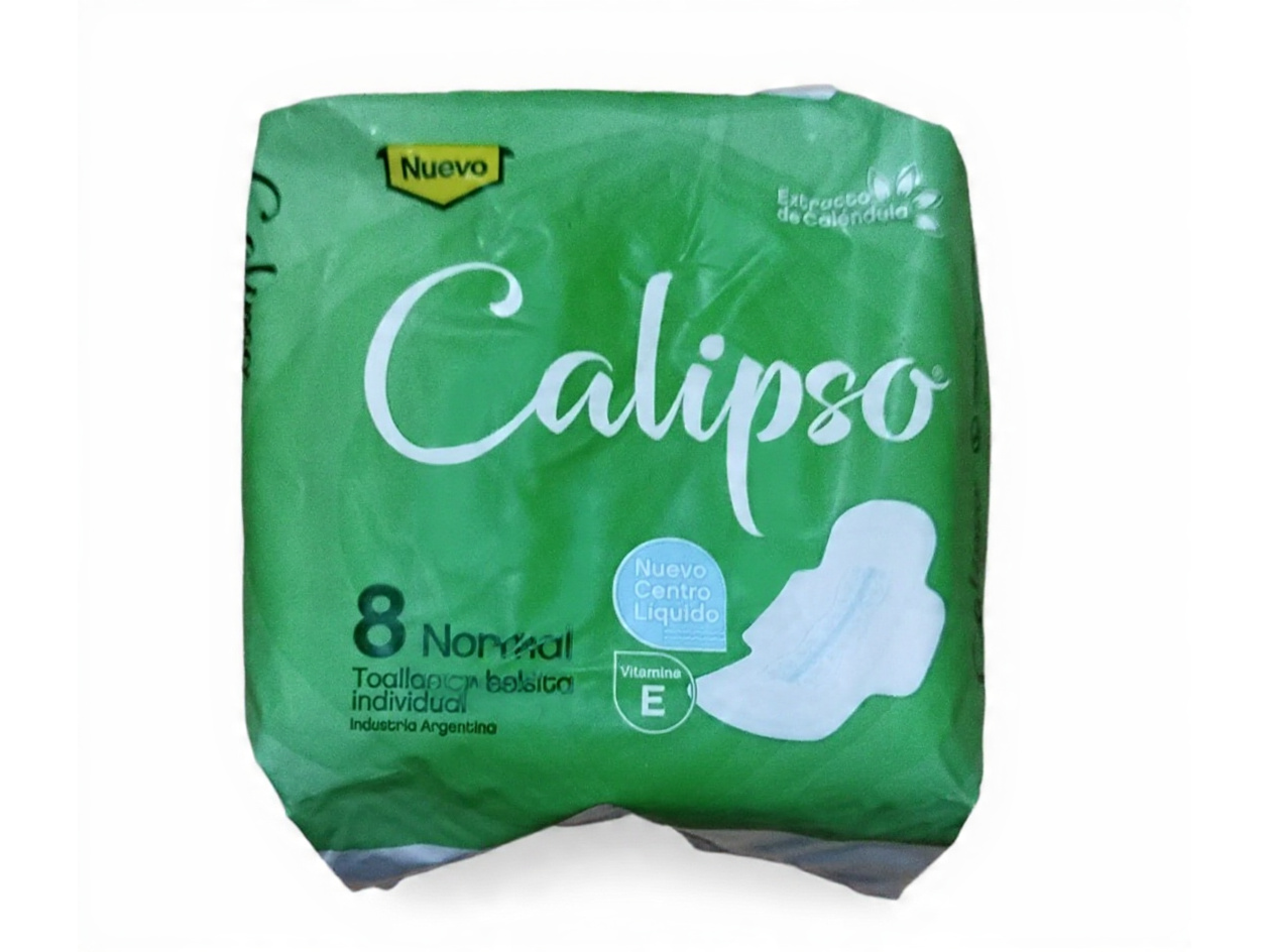 Toallas femeninas CALIPSO x 8 unidades