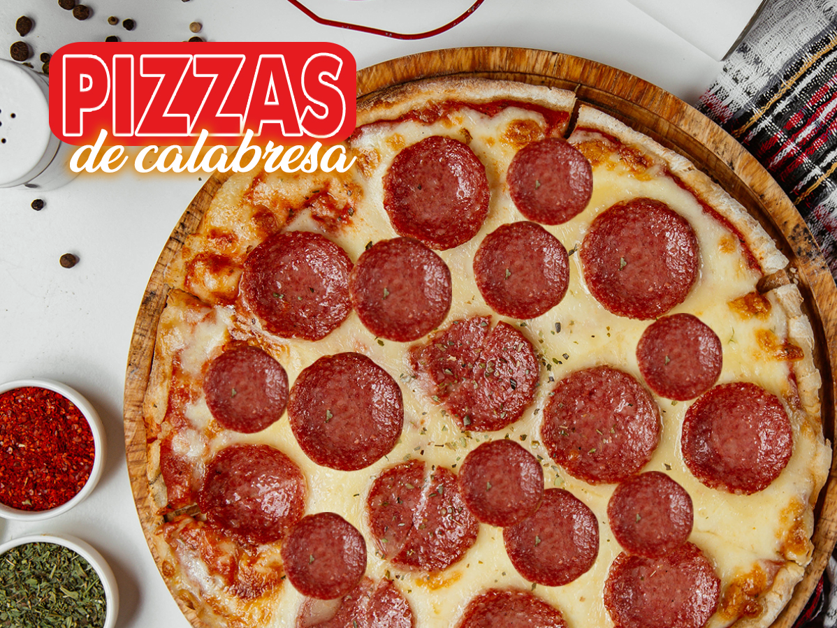 Pizza de calabresa de La tribu del indio