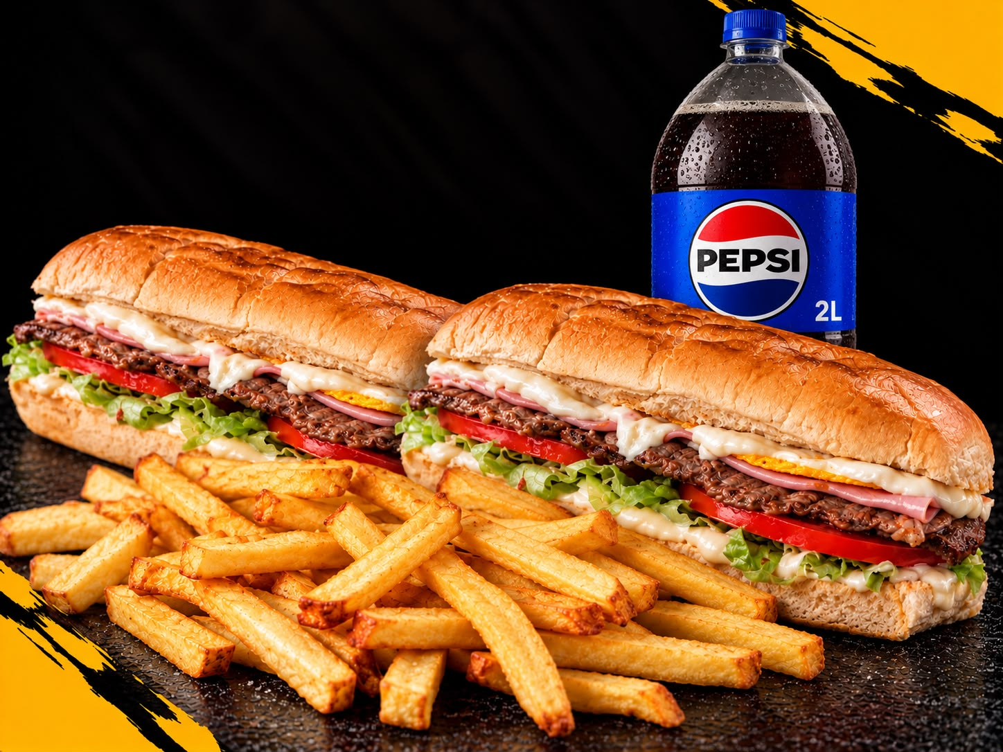 PROMO 2 LOMOS + PEPSI 2LTS