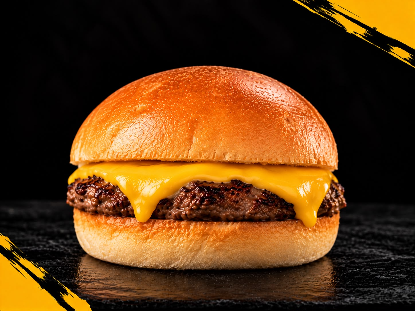 Hamburguesa con queso + papas