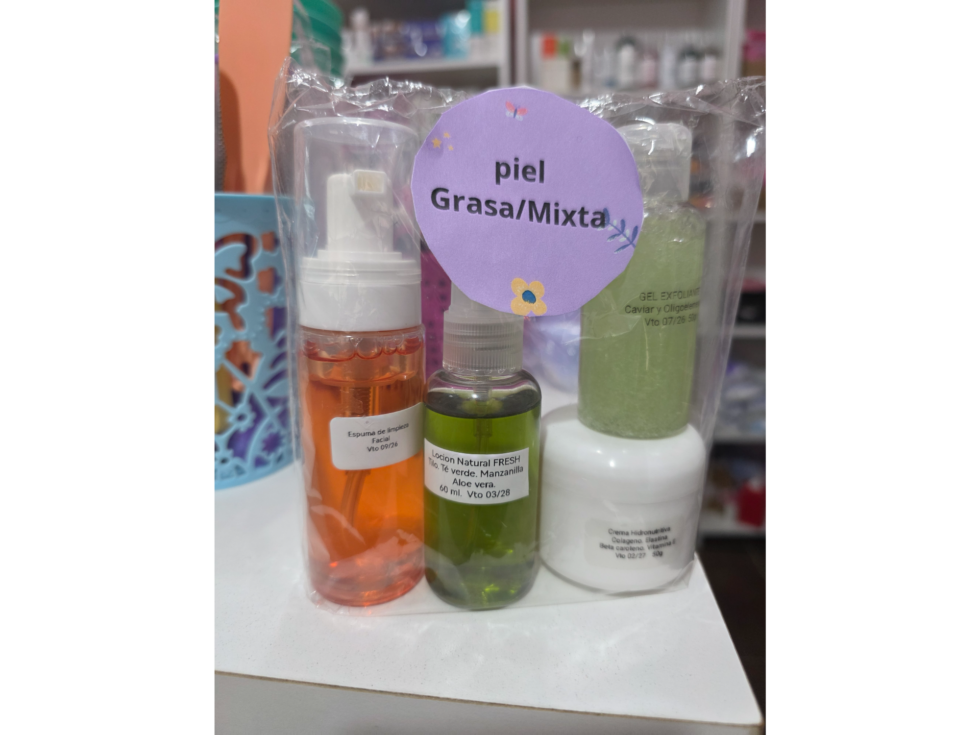 Kit x 4 Skincare Básico c/Espuma