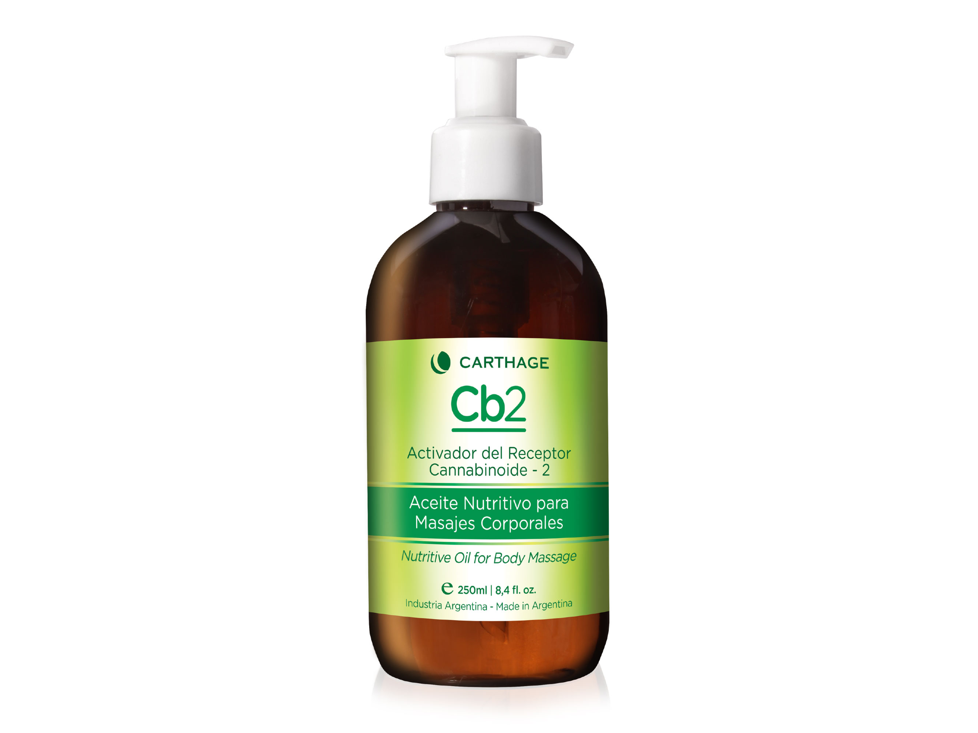 CB2 Aceite Nutritivo para Masajes Corporales 250 cc