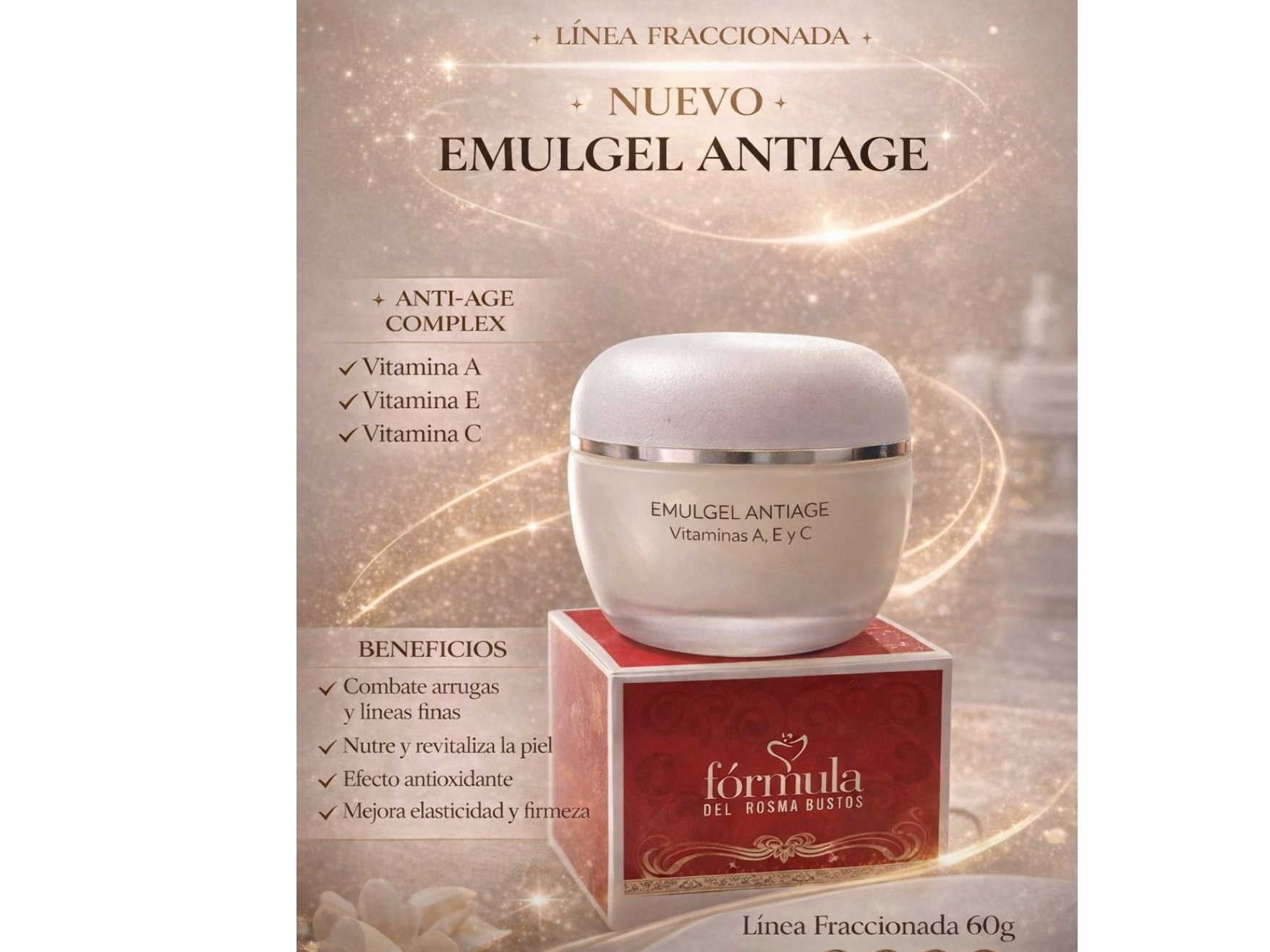 ANTIAGE COMPLEX x 50 gr Con VIT A, VIT E y VIT C