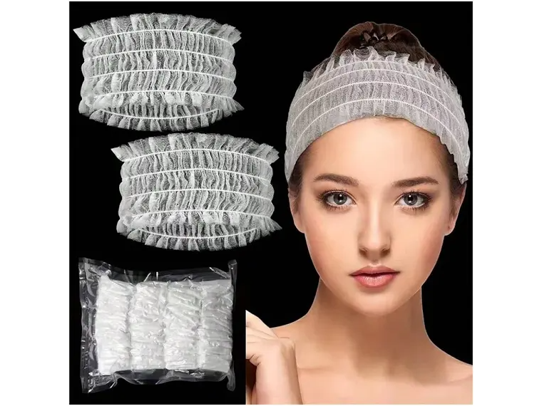 Vinchas descartables cosmetología x 10un