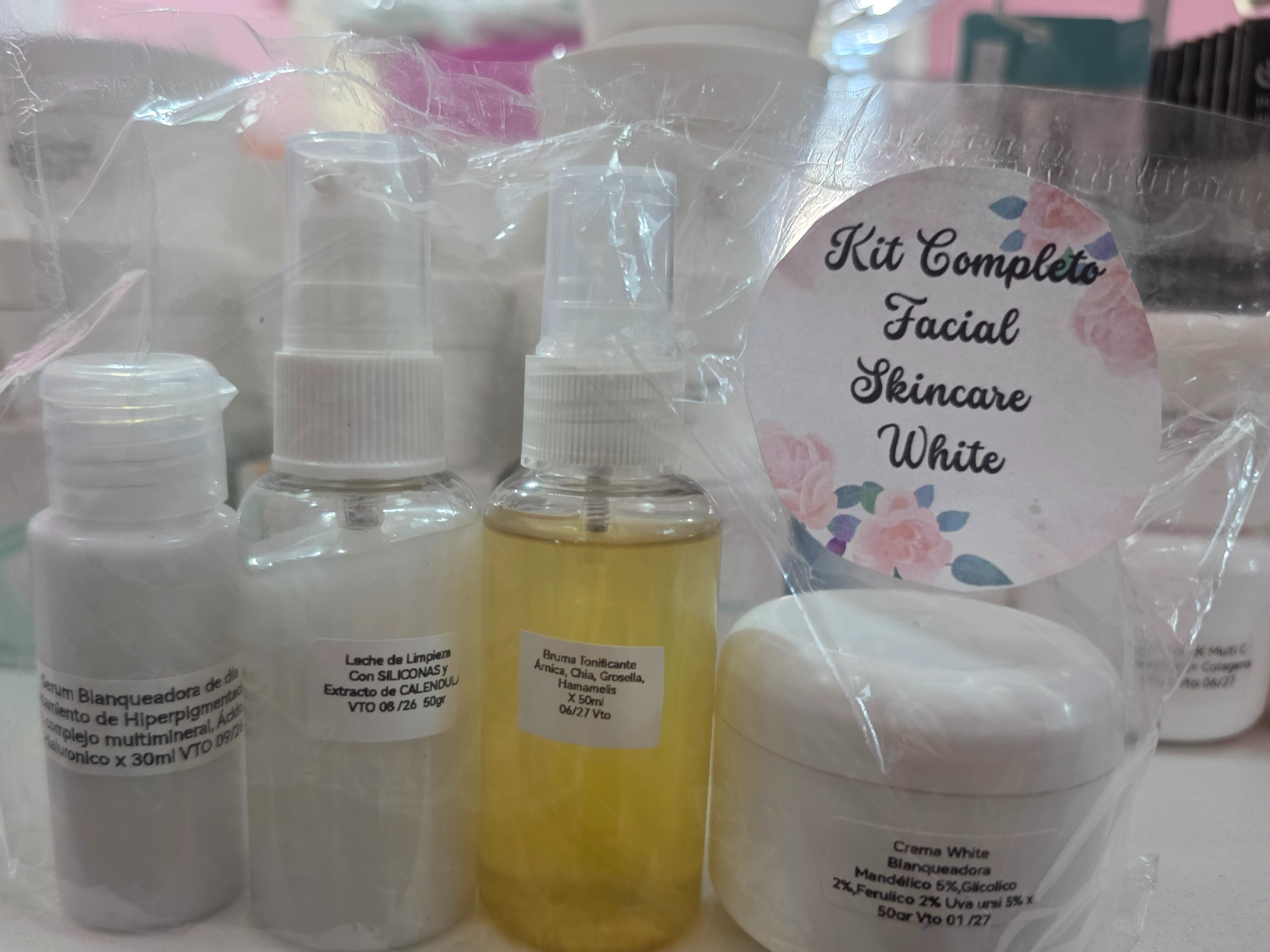 Kit Facial x 4  WHITE FRACCIONADA