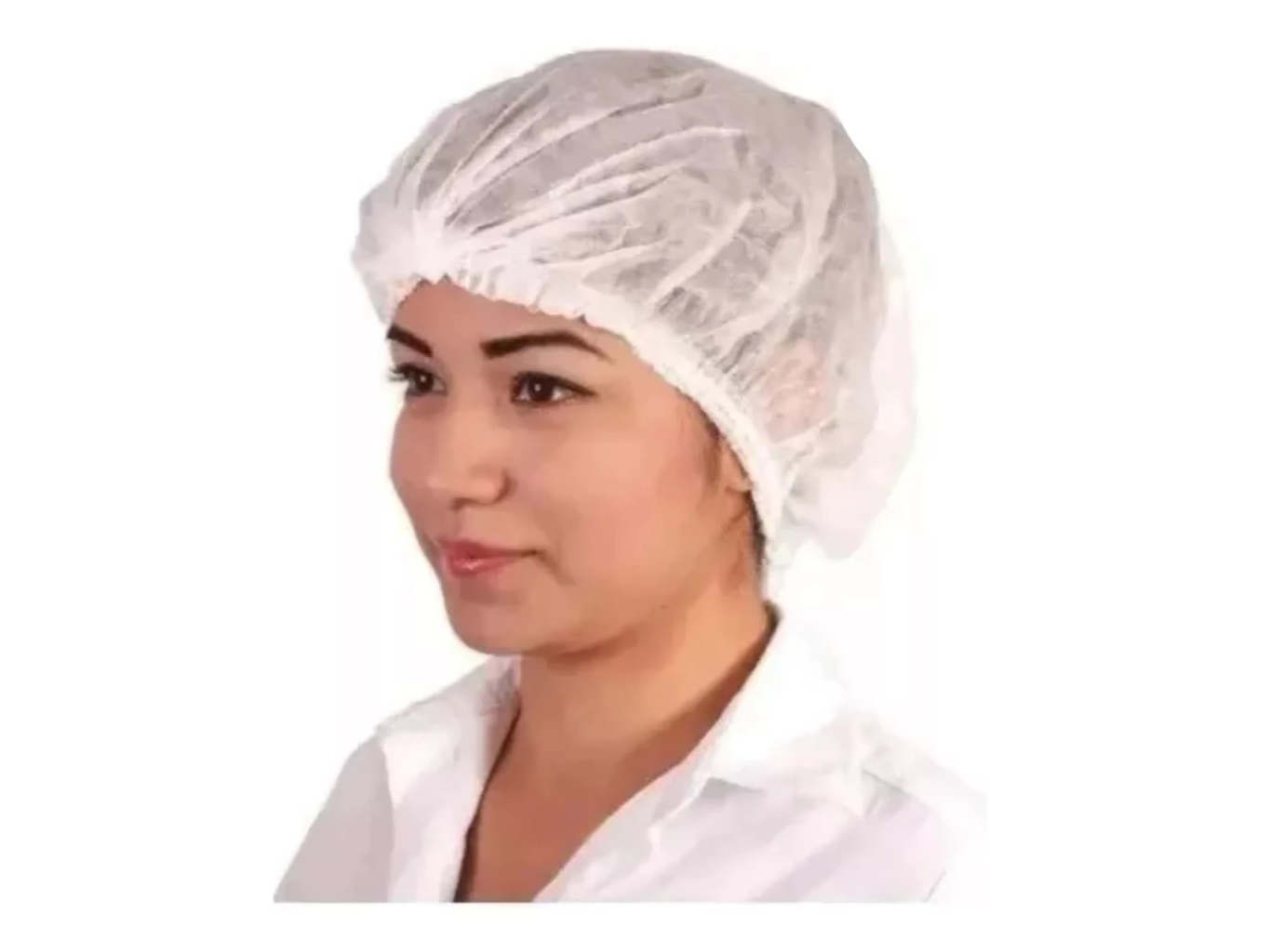 Cofias Descartables Friselina Plisadas Blancas 20 grs X 100u