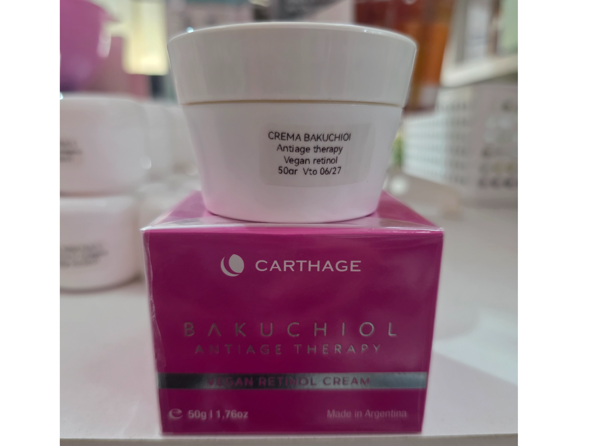 CREMA CON RETINOL VEGANO BAKUCHIOL X 50gr Fraccionada