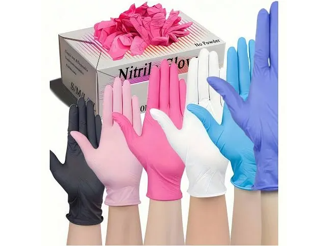 Guantes Nitrilo x  50 unidades Descartables