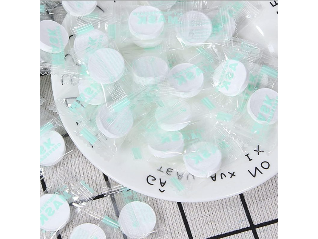 Máscaras comprimidas x 10unidades