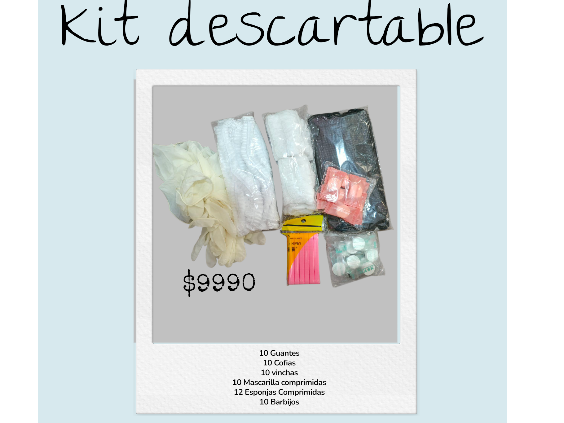 Kit descartable