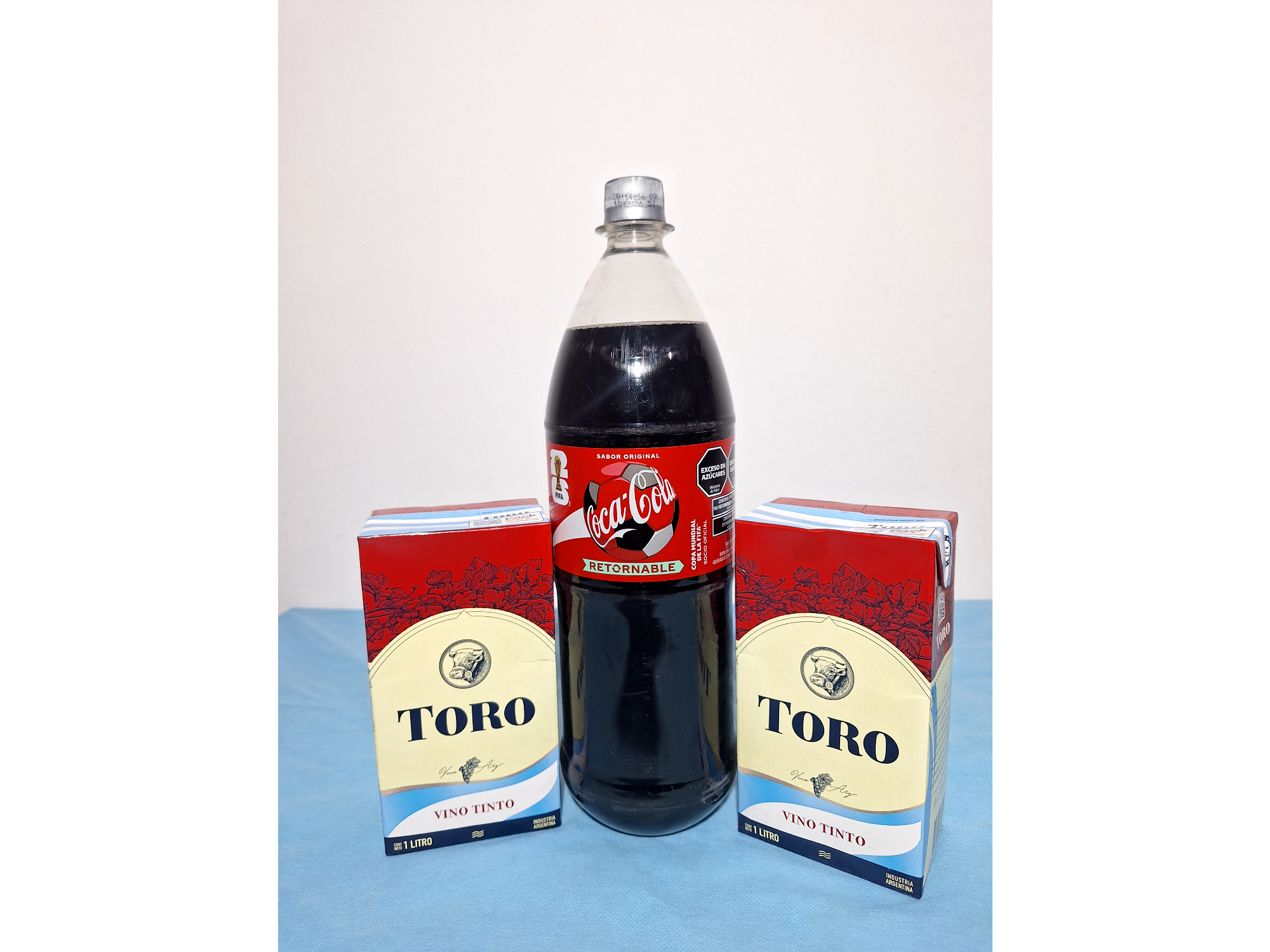 Toro tinto con Coca-Cola