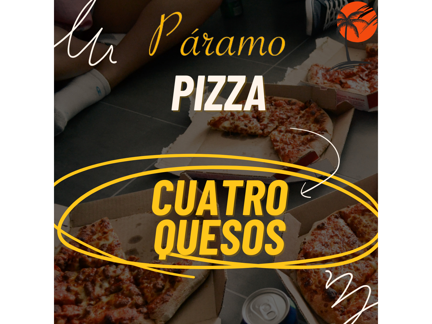Pizza cuatro queso