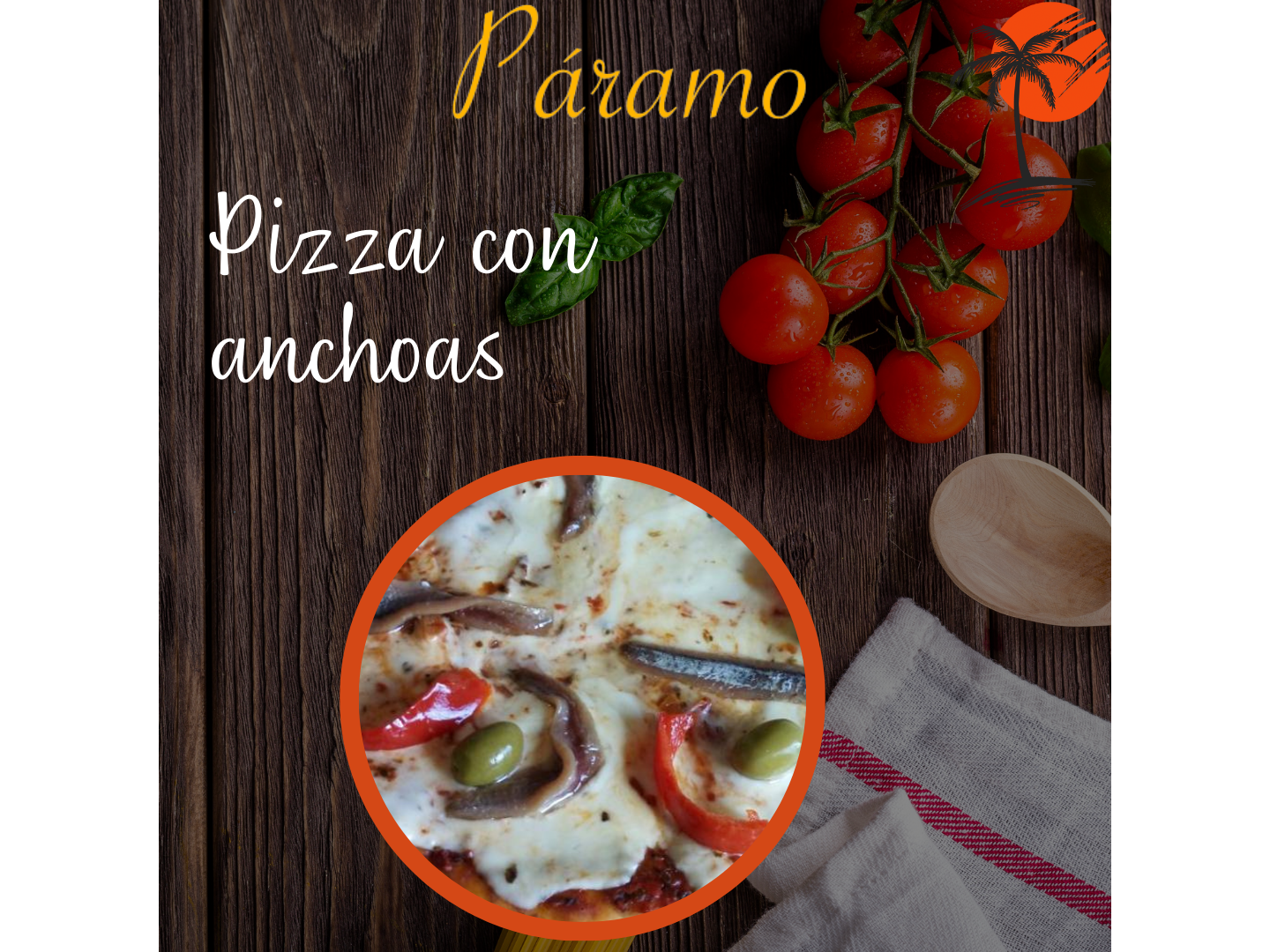 Pizza con anchoas