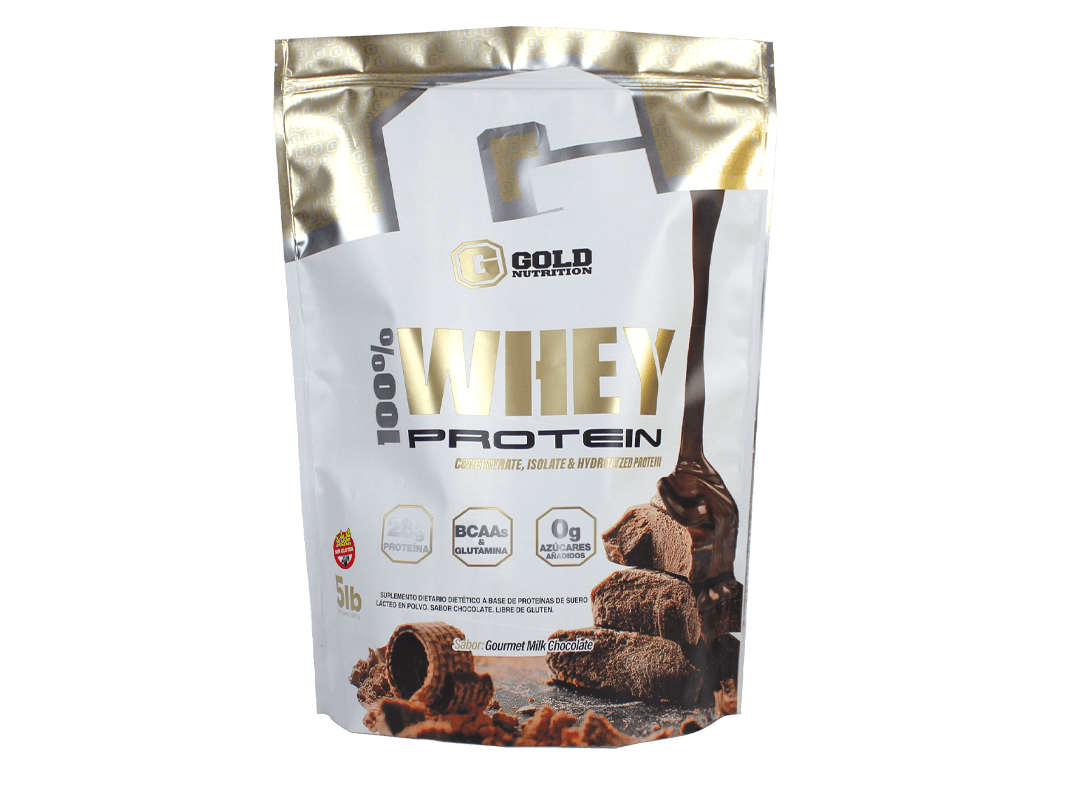 100% WHEY PROTEIN 5 LB - GOLD NUTRITION
