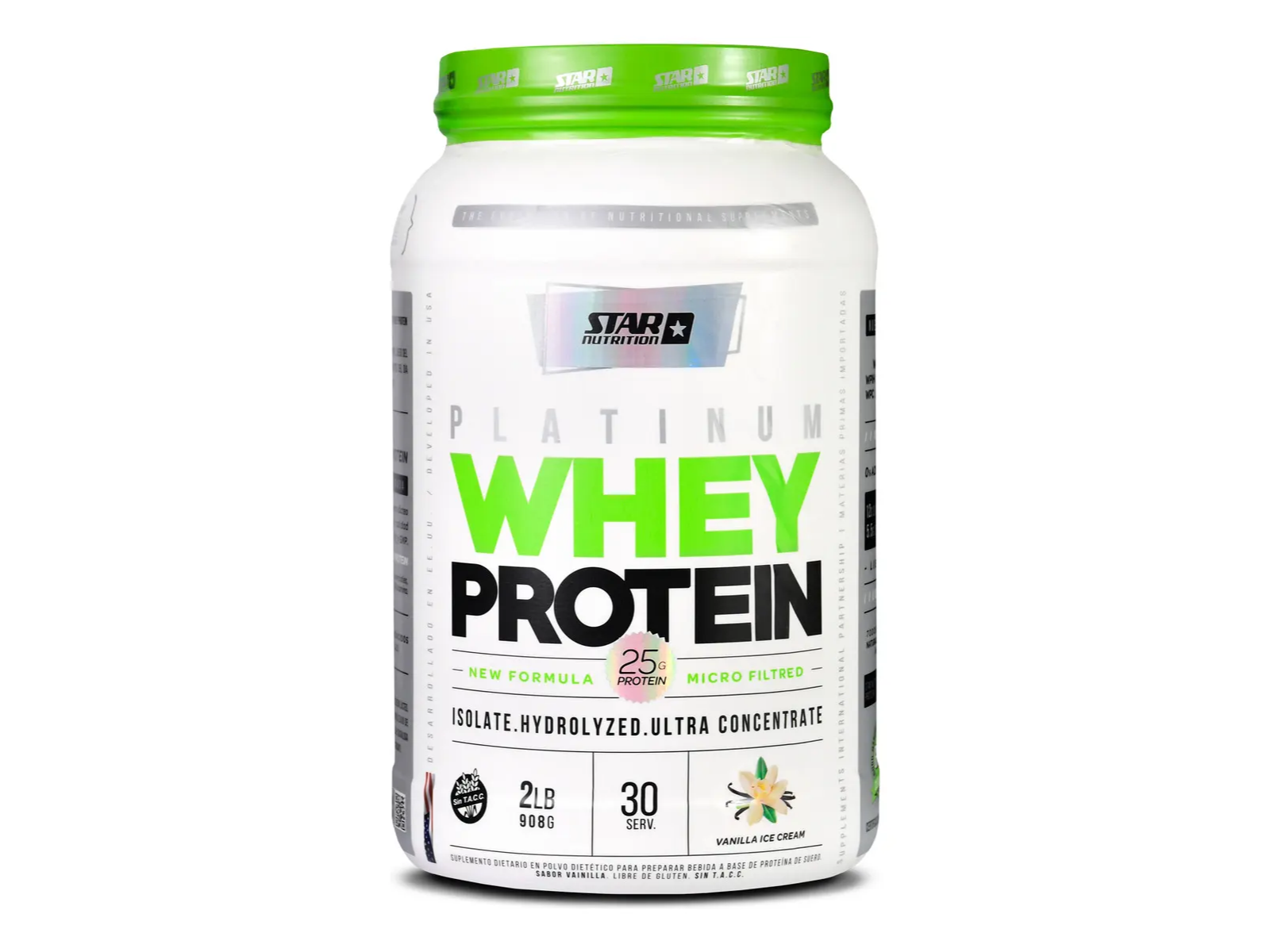 WHEY PROTEIN PLATINUM STAR NUTRITION X2LB