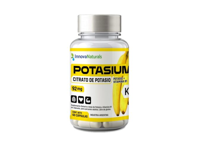 CITRATO DE POTASIO 60 CAPS - INNOVA NATURALS