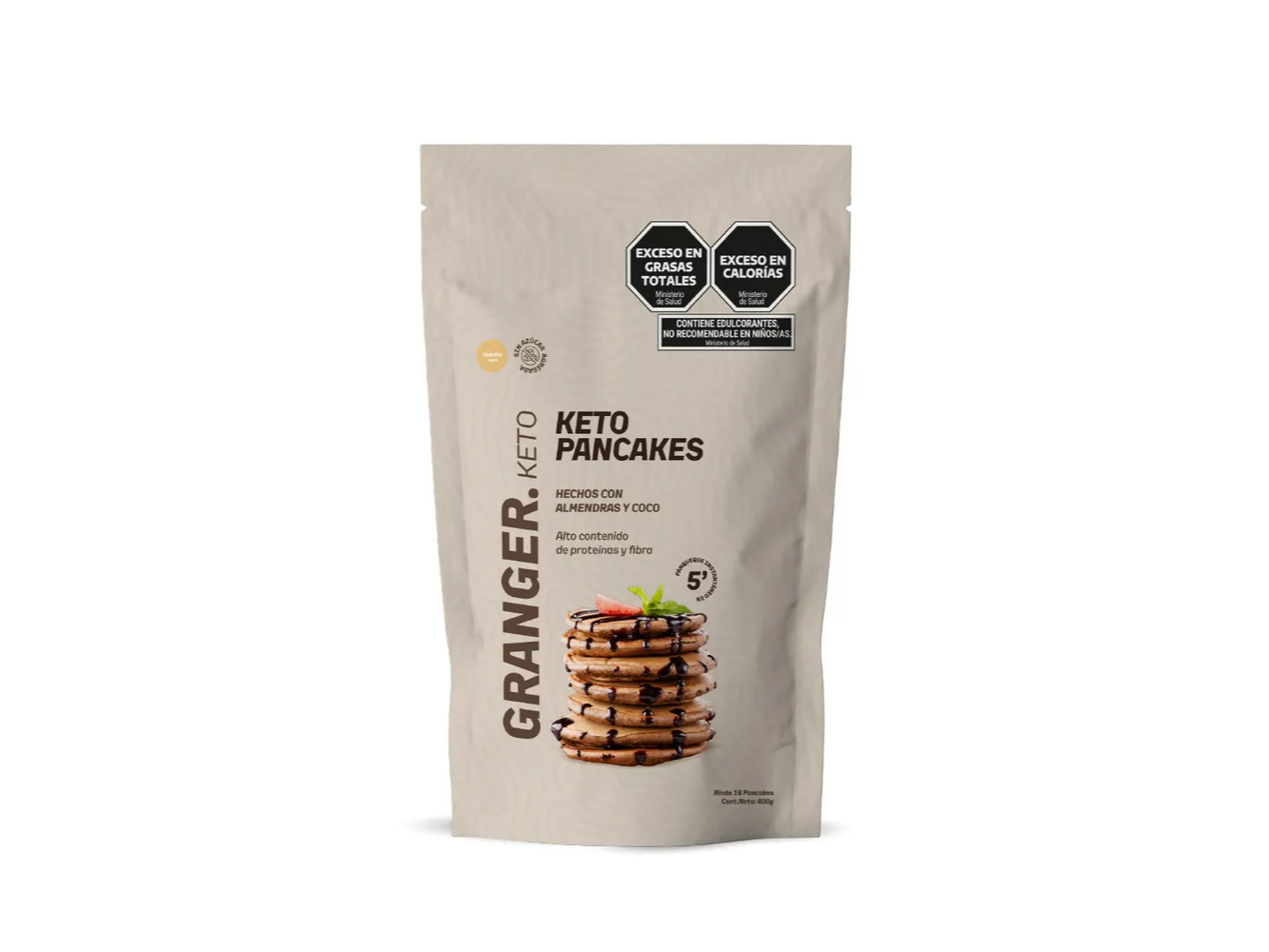 KETO PANCAKE PROTEICO DE VAINILLA "GRANGER" x 200GR