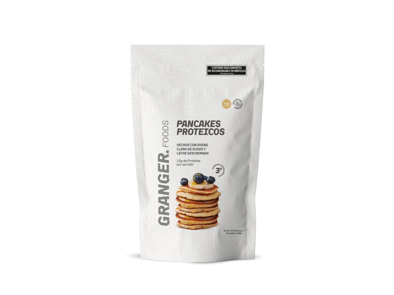 PANCAKES PROTEICO DE VAINILLA "GRANGER" x 400GR