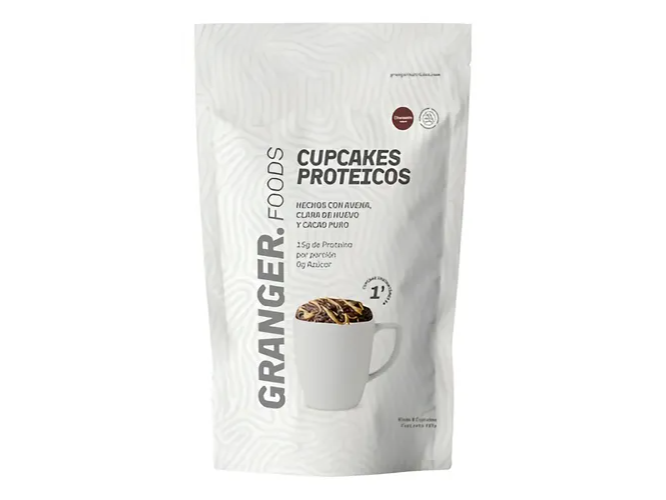 CUPCAKE PROTEICO DE CHOCOLATE "GRANGER"
