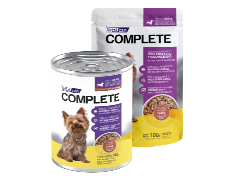 Complete Húmedos Perro Adulto  Raza Pequeñas Carne